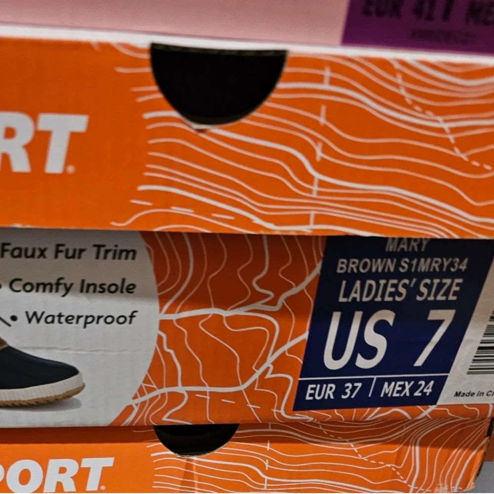 SPORT Boots Woman's Waterproof Duck Faux-fur All-weather Shoes …